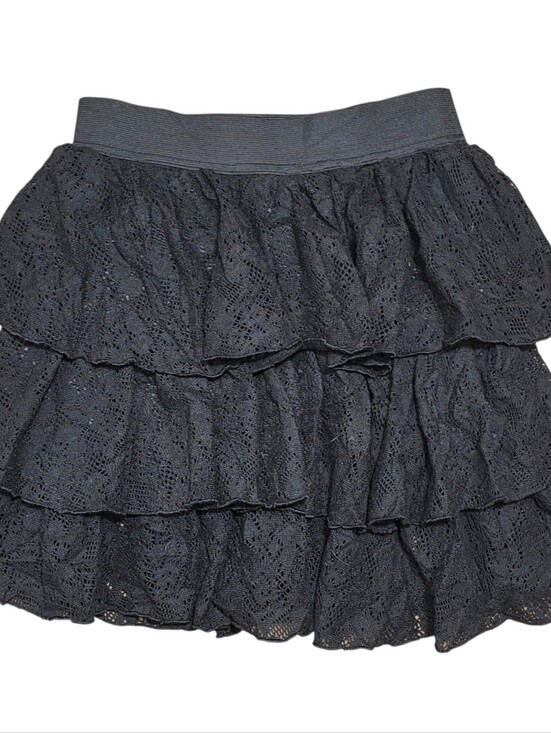 Dresses & Skirts - Unbranded black lace layered stretch skirt